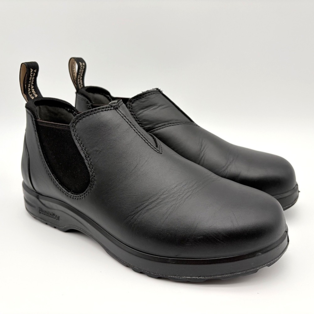 Blundstone All-Terrain Shoes #2380 Mens Size US 8.5 Black Leather Slip On
